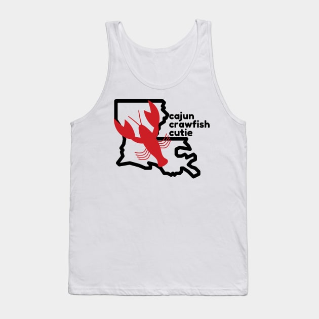 Crawfish Cajun Cutie Tank Top by NOLA Pixie